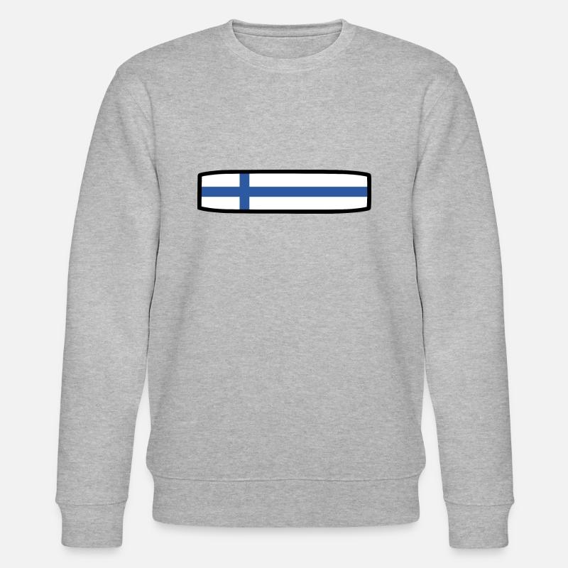 Drapeau de la Finlande - Sweat bio CHANGER Stanley/Stella Unisexe - gris chiné