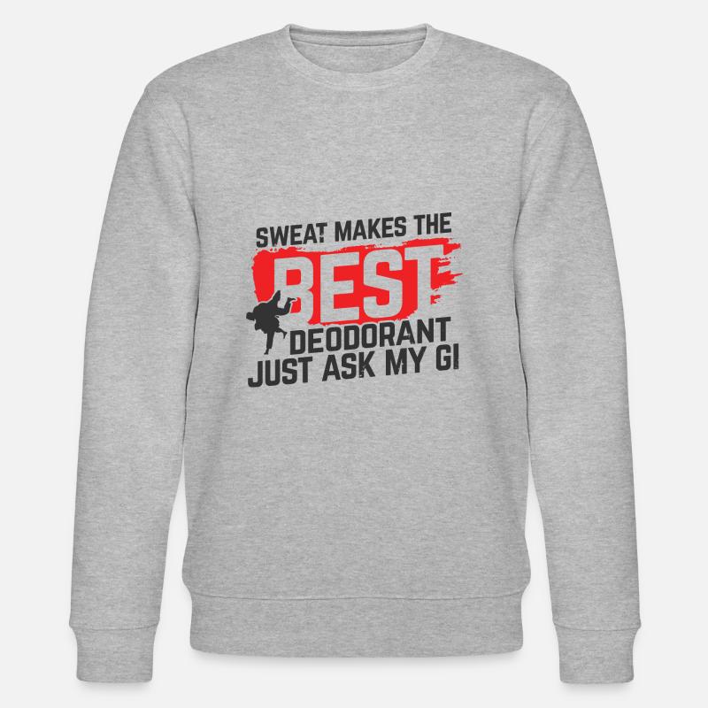 BJJ Jiu Jitsu - Stanley/Stella Unisex Bio-Sweatshirt CHANGER  - Grau meliert