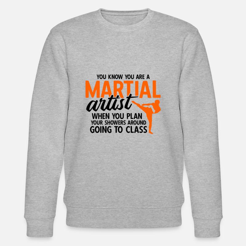 Mixed Martial Arts MMA - Stanley/Stella Unisex Bio-Sweatshirt CHANGER - Grau meliert