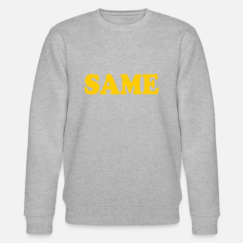 Same - Stanley/Stella CHANGER Unisex Organic Sweatshirt - heather grey