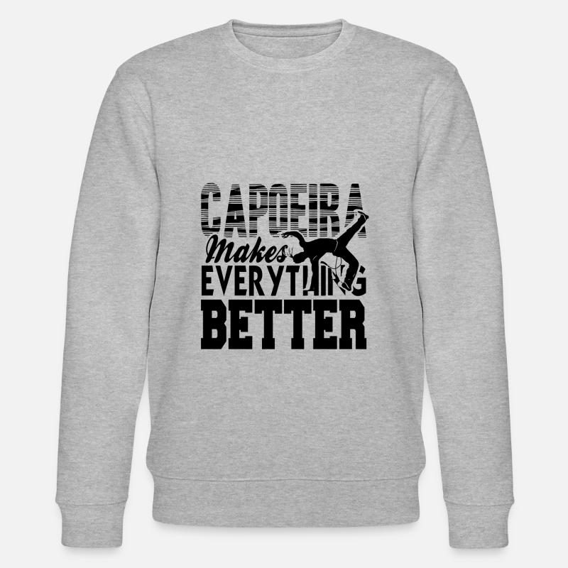 Capoeira - Stanley/Stella Unisex Bio-Sweatshirt CHANGER  - Grau meliert