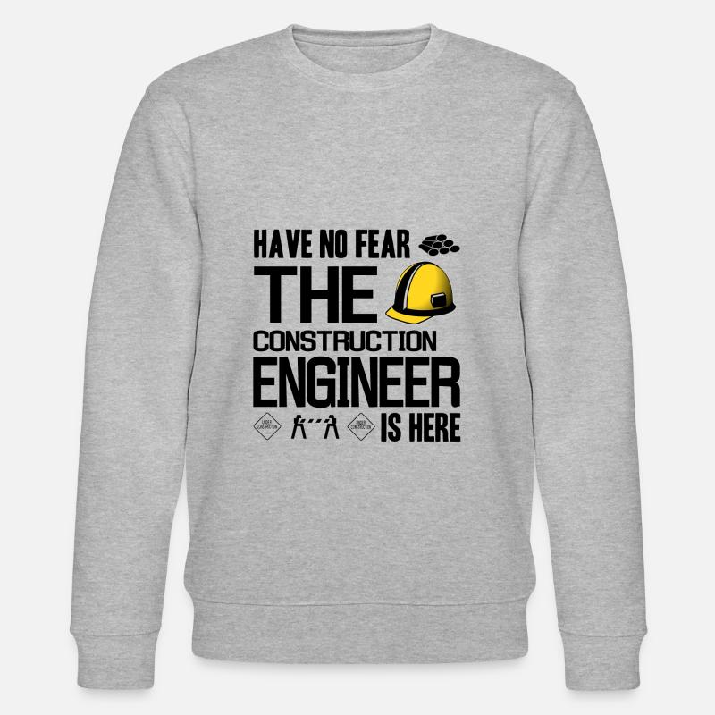 construction engineer - Stanley/Stella CHANGER Unisex Organic Sweatshirt - heather grey