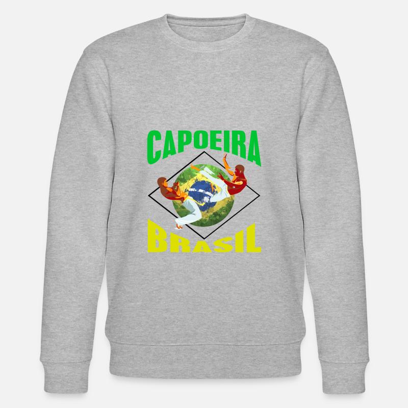 Capoeira - Stanley/Stella Unisex Bio-Sweatshirt CHANGER  - Grau meliert