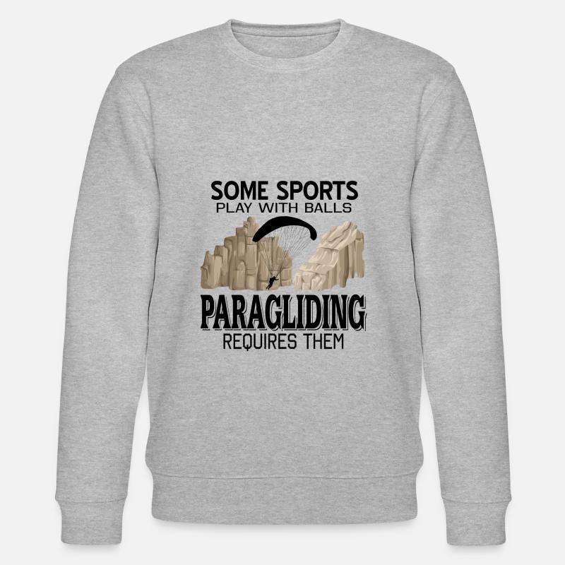 Paragliding - Stanley/Stella Unisex Bio-Sweatshirt CHANGER  - Grau meliert