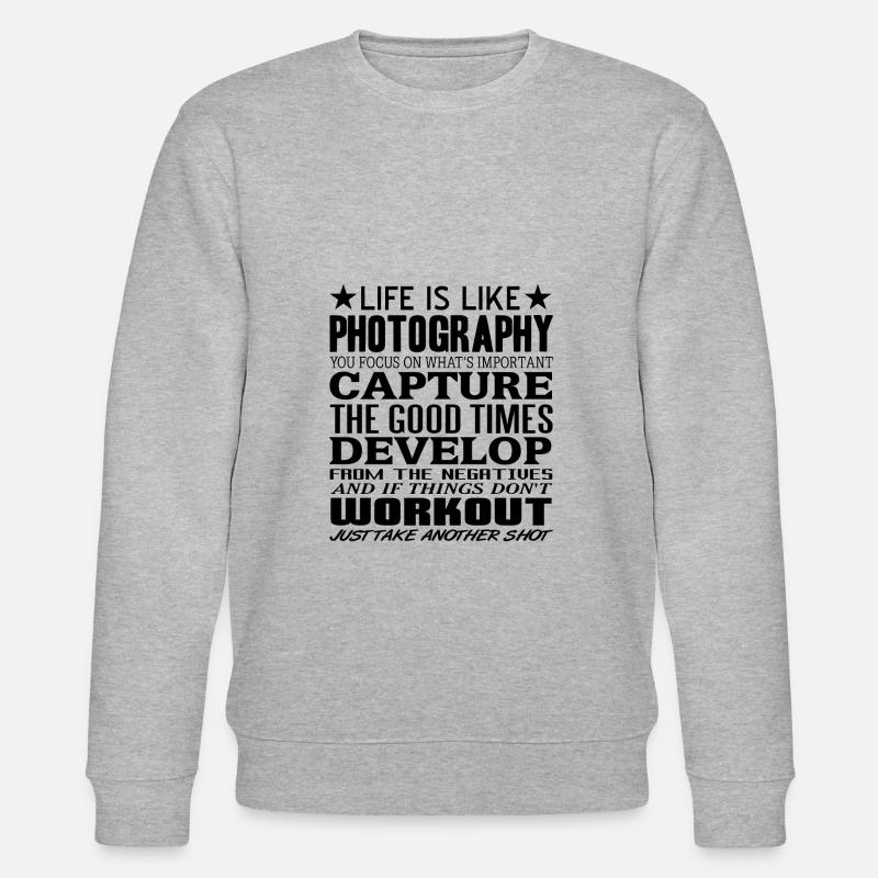 Fotograf - Stanley/Stella Unisex Bio-Sweatshirt CHANGER  - Grau meliert