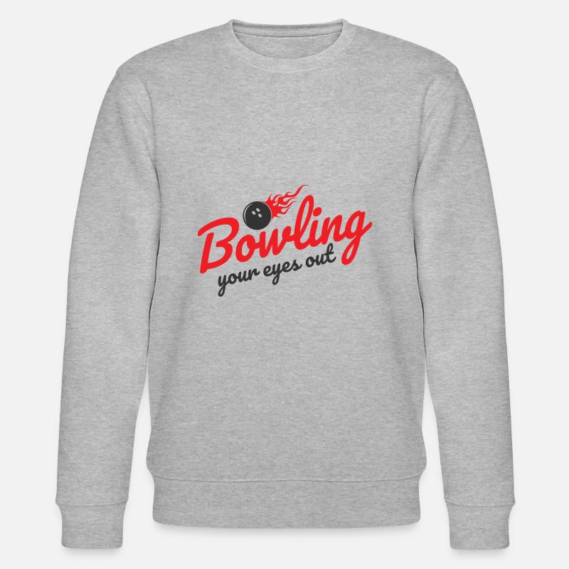 Bowling - Stanley/Stella Unisex Bio-Sweatshirt CHANGER  - Grau meliert