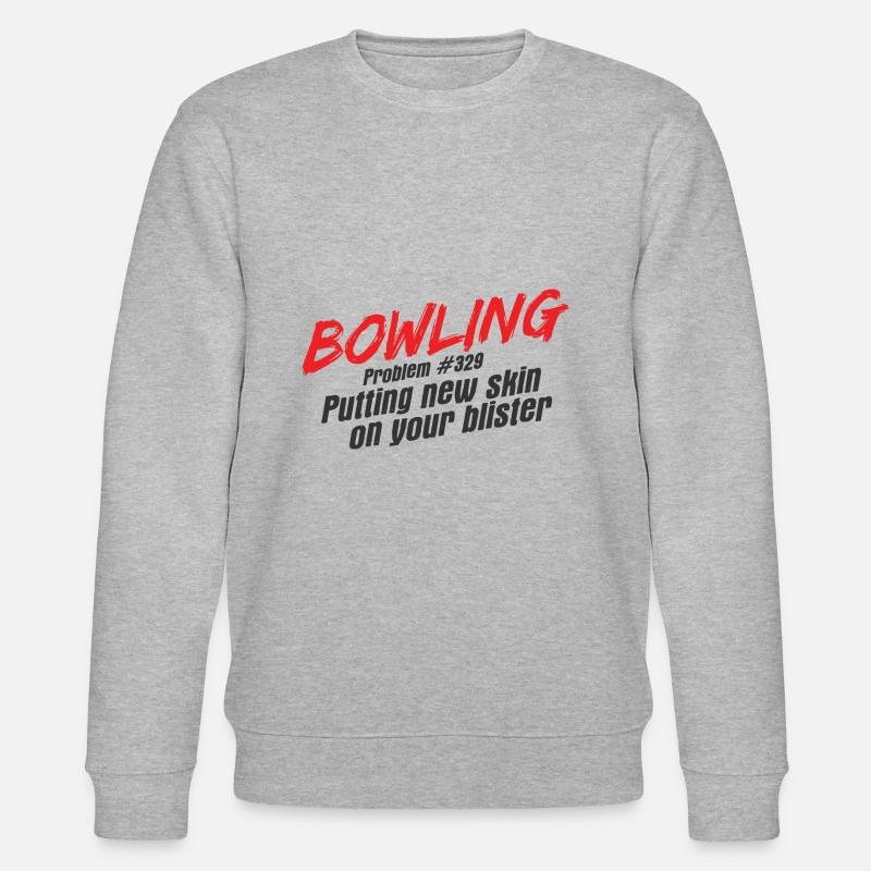 Bowling - Stanley/Stella Unisex Bio-Sweatshirt CHANGER  - Grau meliert