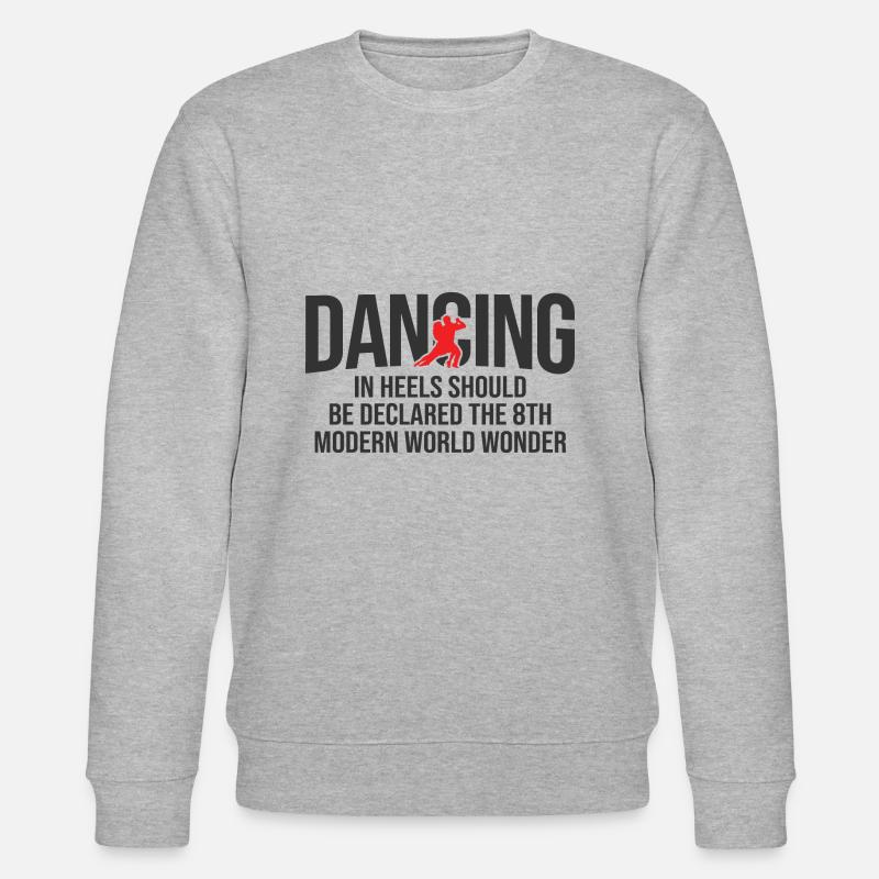 Breakdancing Tanzen für Tänzer - Stanley/Stella Unisex Bio-Sweatshirt CHANGER  - Grau meliert