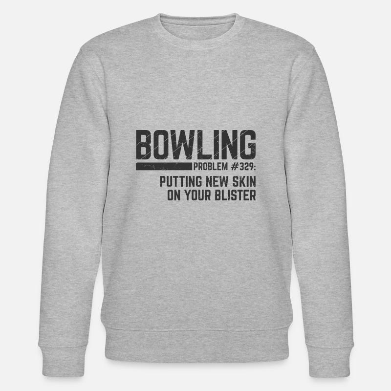 Bowling - Stanley/Stella Unisex Bio-Sweatshirt CHANGER  - Grau meliert
