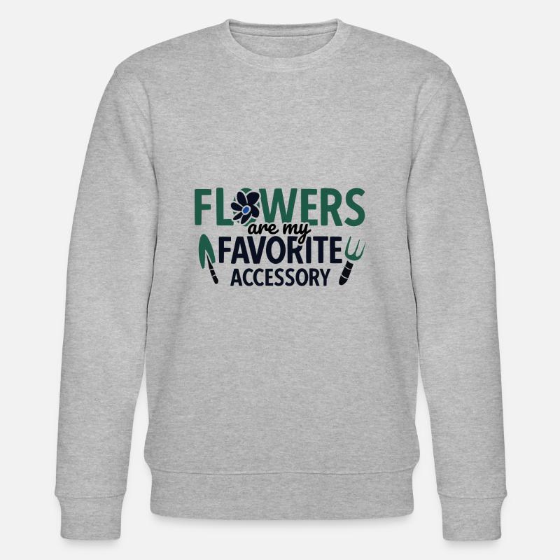 Landschaftsgärtner Hobbygärtner Gärtner - Stanley/Stella Unisex Bio-Sweatshirt CHANGER  - Grau meliert