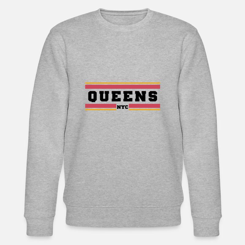 Queens Nyc - Stanley/Stella Unisex Bio-Sweatshirt CHANGER  - Grau meliert