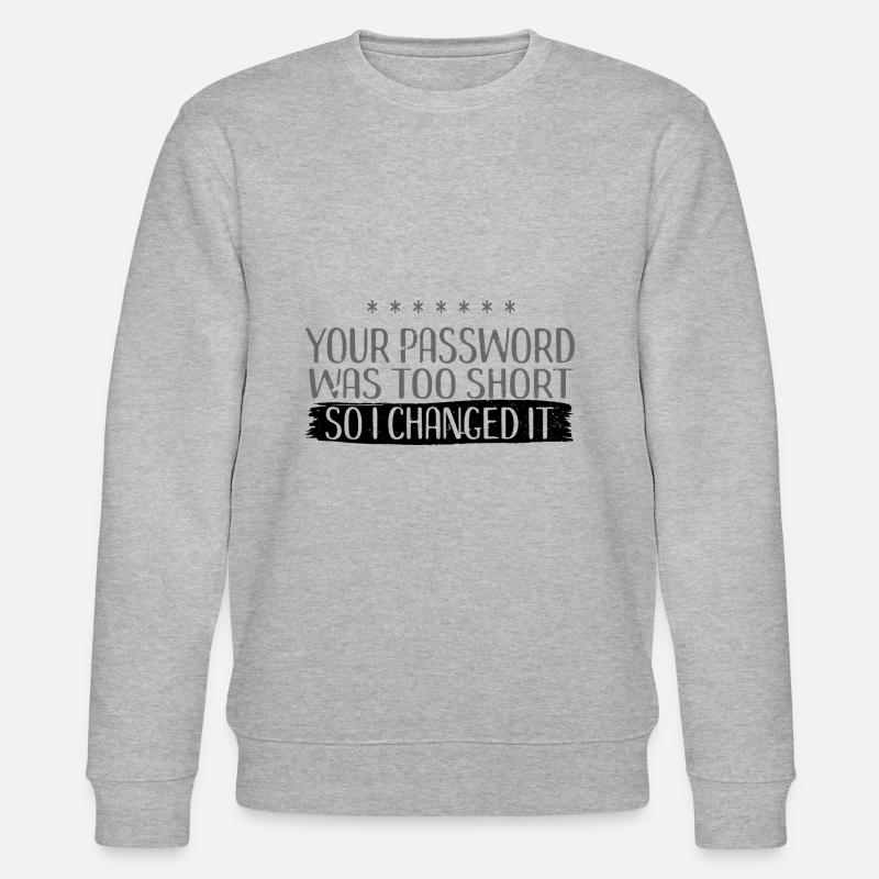 Hacker - Stanley/Stella Unisex Bio-Sweatshirt CHANGER  - Grau meliert