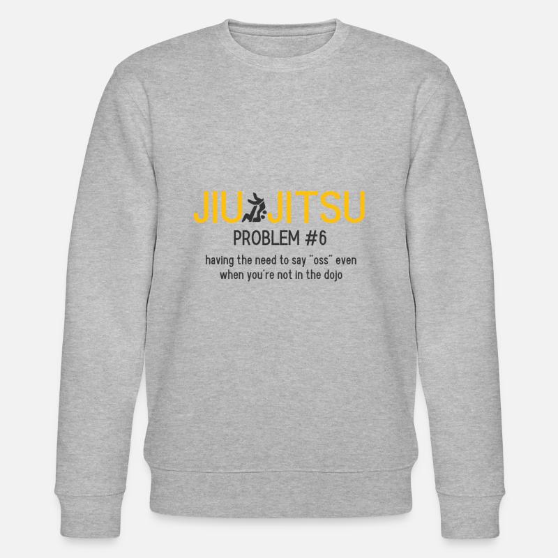 BJJ Jiu Jitsu - Stanley/Stella Unisex Bio-Sweatshirt CHANGER  - Grau meliert