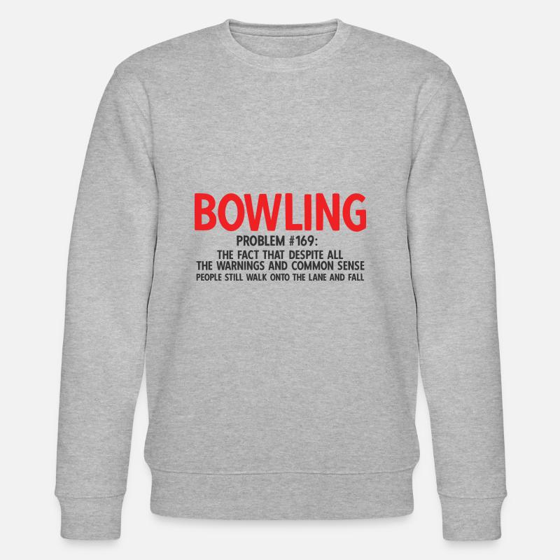 Bowling - Stanley/Stella Unisex Bio-Sweatshirt CHANGER  - Grau meliert