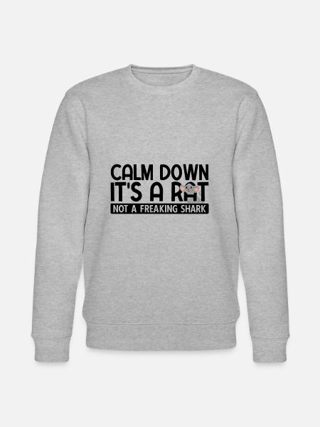 Nagetier Maus Ratte - Stanley/Stella Unisex Bio-Sweatshirt CHANGER  - Grau meliert