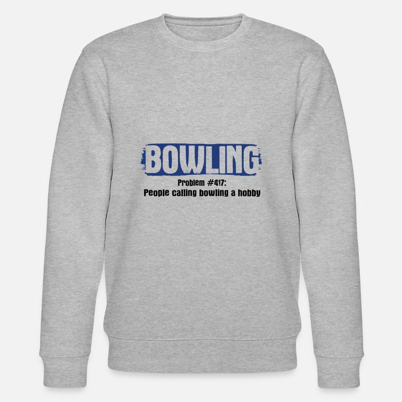 Bowling - Stanley/Stella Unisex Bio-Sweatshirt CHANGER  - Grau meliert