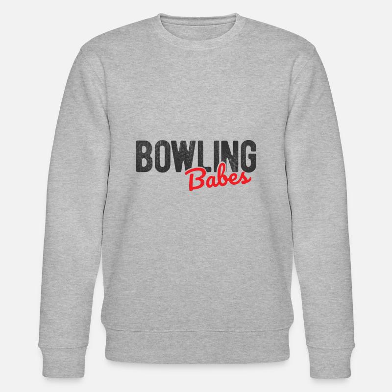 Bowling - Stanley/Stella Unisex Bio-Sweatshirt CHANGER  - Grau meliert