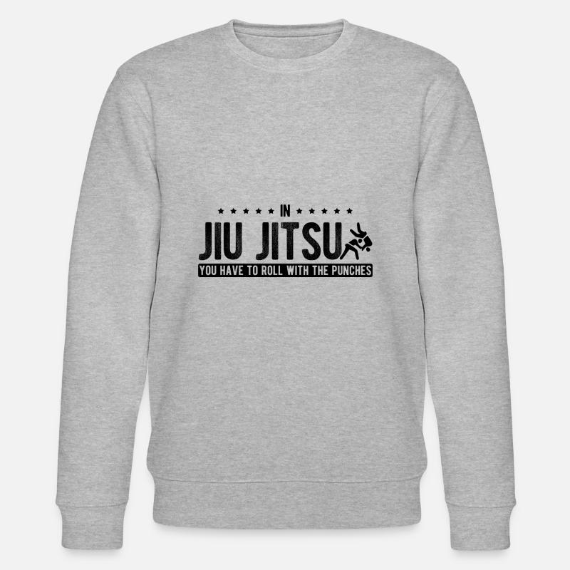 BJJ Jiu Jitsu - Stanley/Stella Unisex Bio-Sweatshirt CHANGER  - Grau meliert