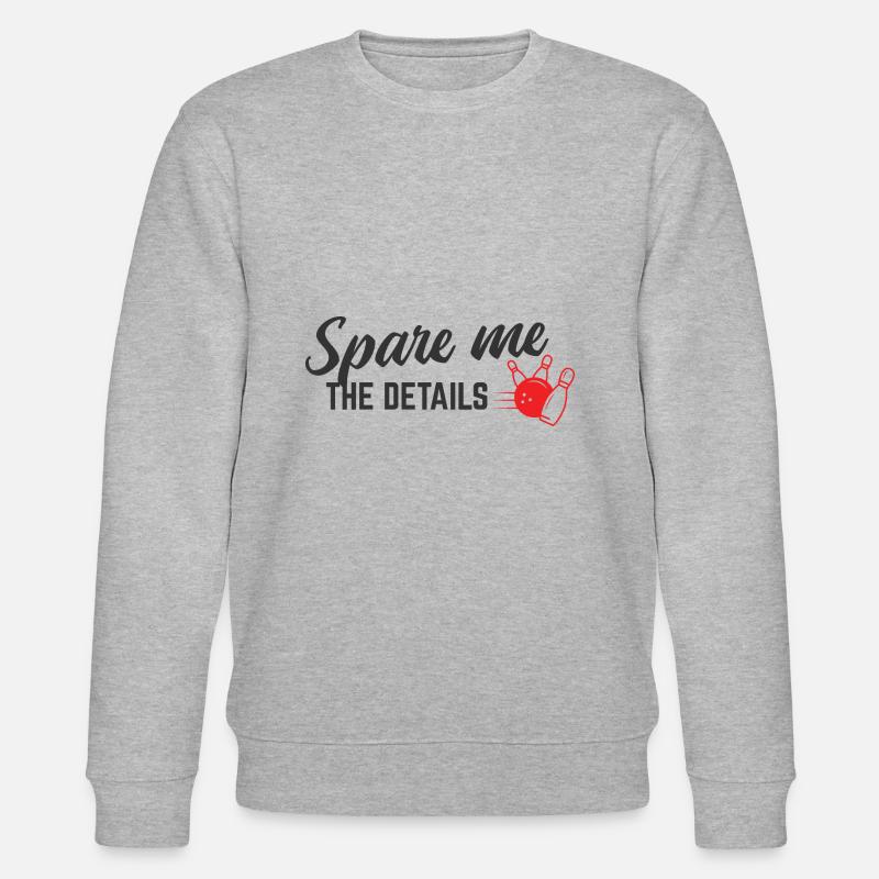 Bowling - Stanley/Stella Unisex Bio-Sweatshirt CHANGER  - Grau meliert