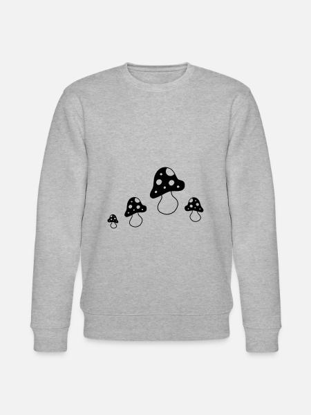 Gruppe Fliegenpilze - Stanley/Stella Unisex Bio-Sweatshirt CHANGER  - Grau meliert