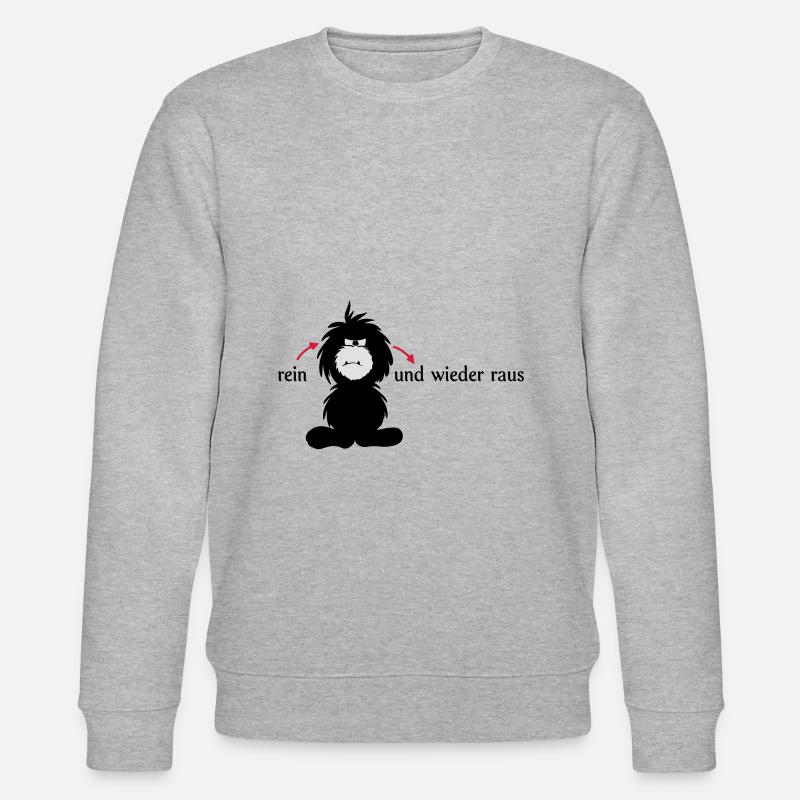 Monster Smuffel ignorieren - Stanley/Stella Unisex Bio-Sweatshirt CHANGER  - Grau meliert
