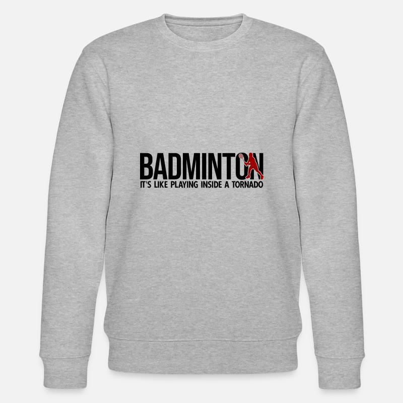 Badminton - Stanley/Stella Unisex Bio-Sweatshirt CHANGER  - Grau meliert