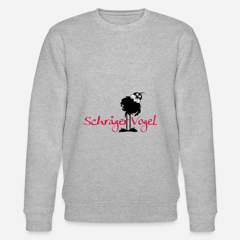 Schräger Vogel - Stanley/Stella Unisex Bio-Sweatshirt CHANGER  - Grau meliert