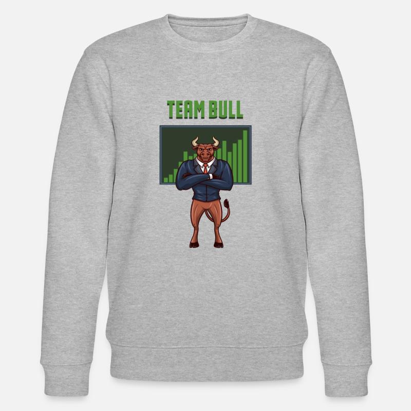 équipe Bull - Sweat bio CHANGER Stanley/Stella Unisexe - gris chiné
