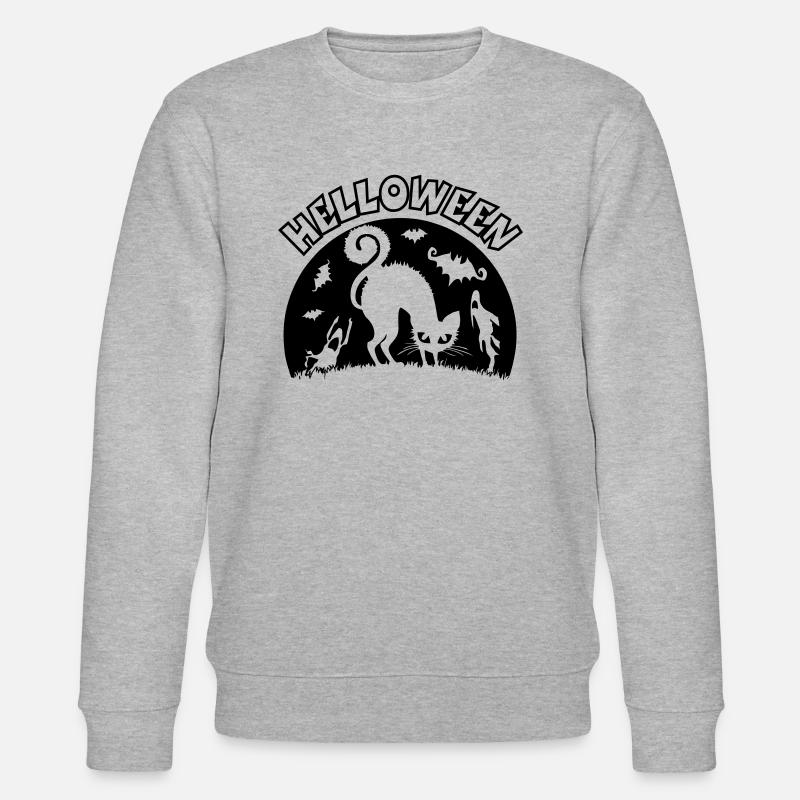 Helloween01 - Stanley/Stella Unisex Bio-Sweatshirt CHANGER  - Grau meliert