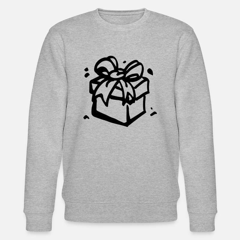 Gift Box / gift box - present - Stanley/Stella CHANGER Unisex Organic Sweatshirt - heather grey