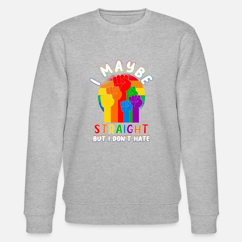 LGBT Rainbow Straight - Stanley/Stella Unisex Bio-Sweatshirt CHANGER  - undefined
