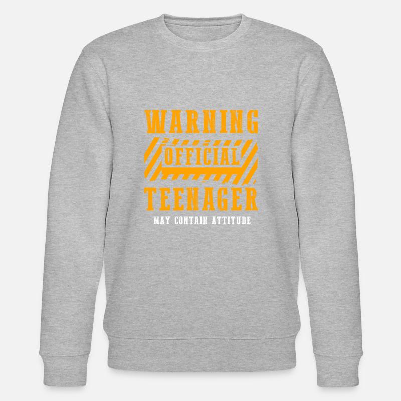 Official adolescent Warning - Sweat bio CHANGER Stanley/Stella Unisexe - undefined