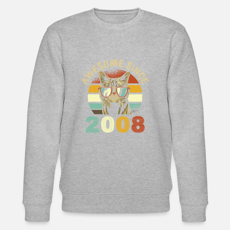 Awesome Since 2008 - Stanley/Stella Unisex Bio-Sweatshirt CHANGER  - undefined