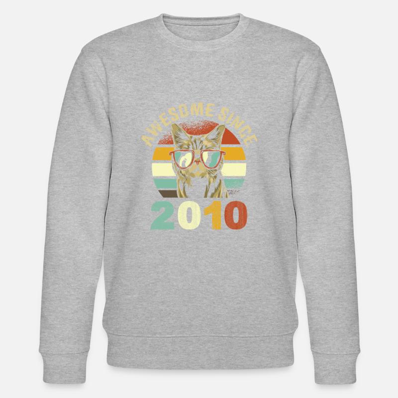 Awesome Since 2010 - Stanley/Stella CHANGER Unisex Organic Sweatshirt - undefined