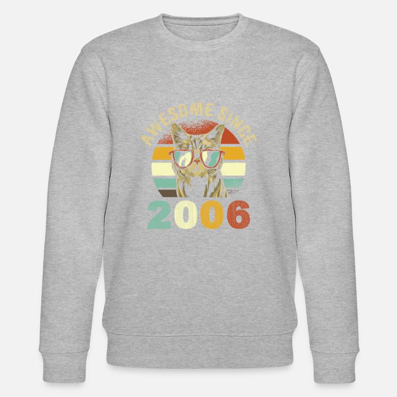 Awesome Since 2006 - Stanley/Stella CHANGER Unisex Organic Sweatshirt - undefined