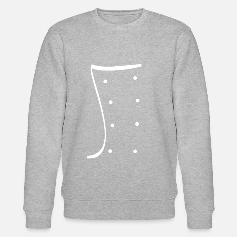 Veste de cuisinier (blanc) - Sweat bio CHANGER Stanley/Stella Unisexe - gris chiné