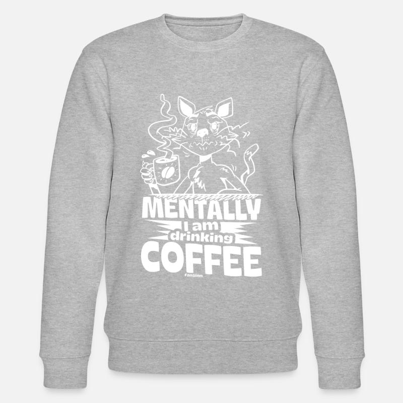 Kaffee - Stanley/Stella Unisex Bio-Sweatshirt CHANGER  - Grau meliert