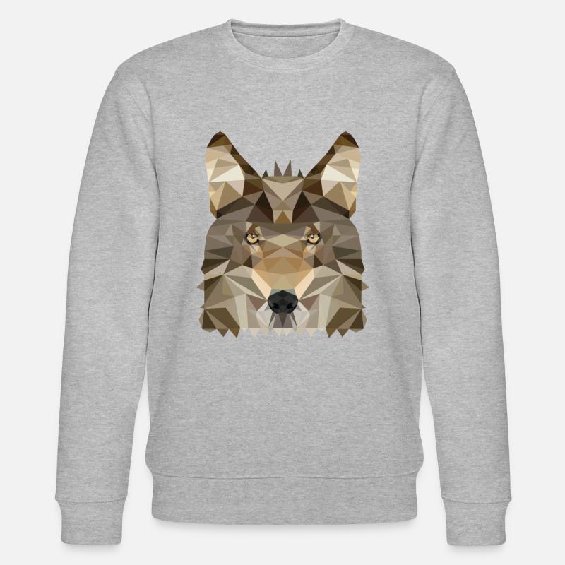 Style polygonal de loup - Sweat bio CHANGER Stanley/Stella Unisexe - undefined