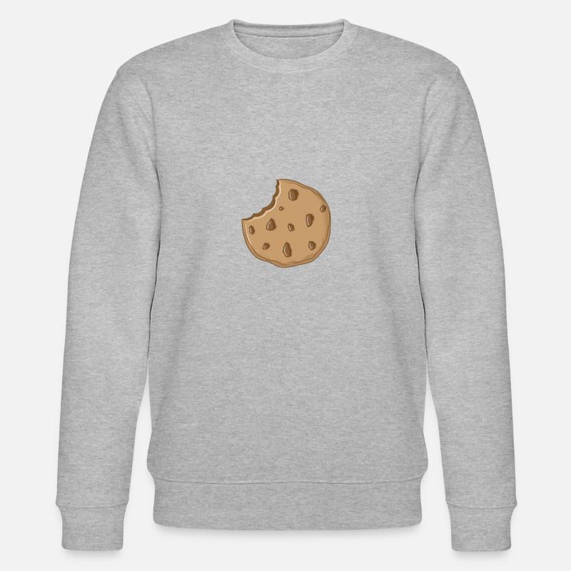 Biscuits fourrés au chocolat - Sweat bio CHANGER Stanley/Stella Unisexe - gris chiné