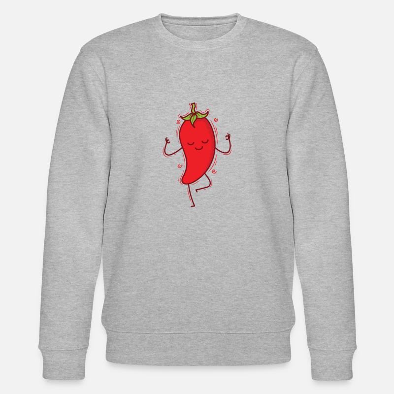 Danse Chili Épices Scoville - Sweat bio CHANGER Stanley/Stella Unisexe - gris chiné