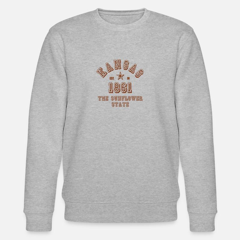 Kansas - Stanley/Stella Unisex Bio-Sweatshirt CHANGER  - Grau meliert
