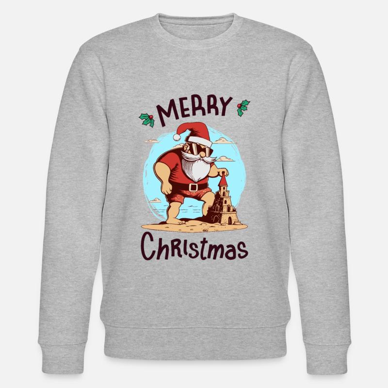 Noël en juillet - Sweat bio CHANGER Stanley/Stella Unisexe - gris chiné