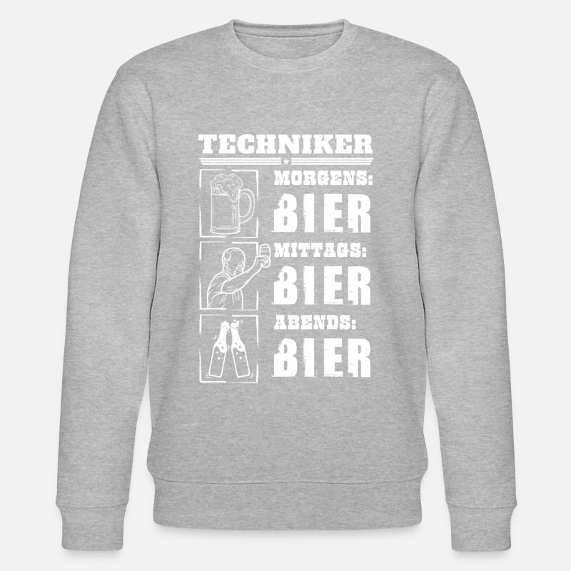 Mon quotidien de technicien - Sweat bio CHANGER Stanley/Stella Unisexe - gris chiné