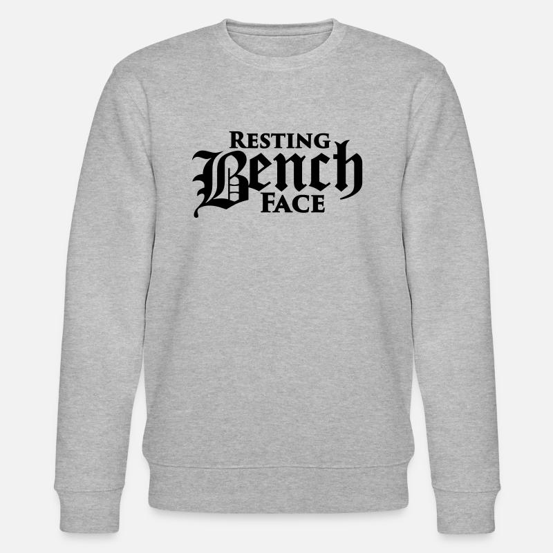 RBF: Resting Bench Face - Stanley/Stella CHANGER Unisex Organic Sweatshirt - heather grey