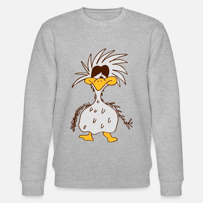zerzauselter Vogel - Stanley/Stella Unisex Bio-Sweatshirt CHANGER  - Grau meliert