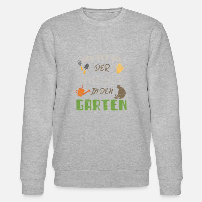 Gärtner - Stanley/Stella Unisex Bio-Sweatshirt CHANGER  - Grau meliert