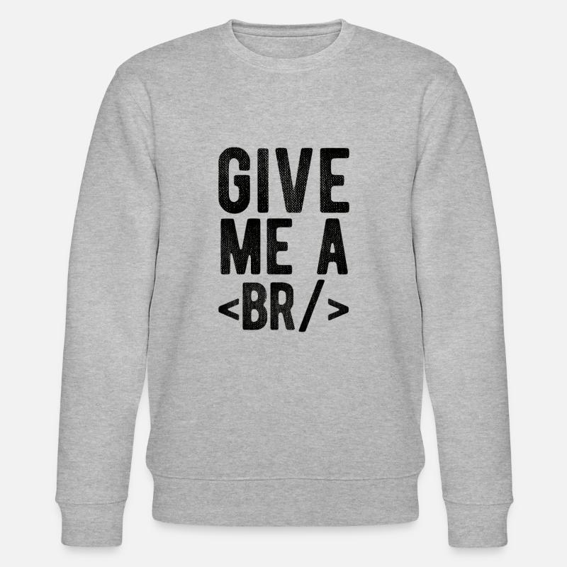 Software Ingenieur Informatiker Programmierer - Stanley/Stella Unisex Bio-Sweatshirt CHANGER  - Grau meliert