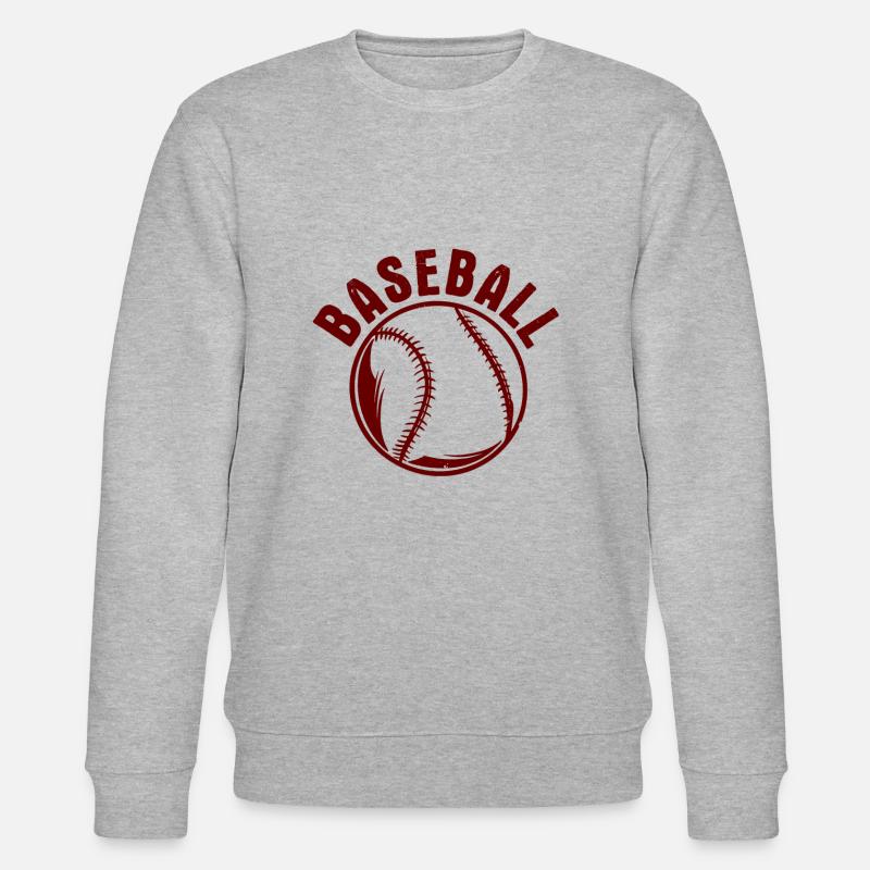 Baseball - Stanley/Stella Unisex Bio-Sweatshirt CHANGER  - Grau meliert