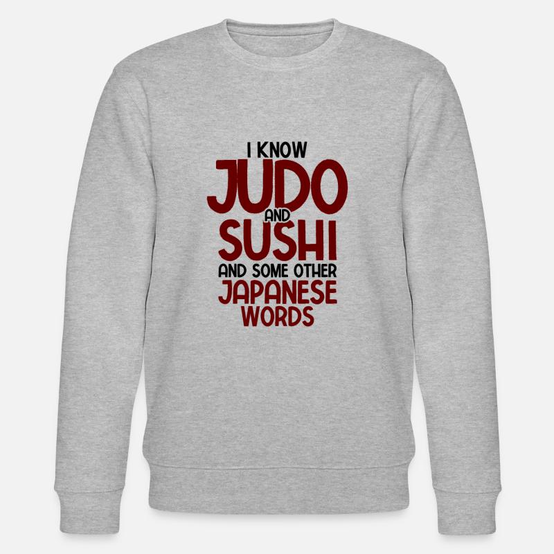 Japanischer Kampfsport Judo - Stanley/Stella Unisex Bio-Sweatshirt CHANGER  - Grau meliert