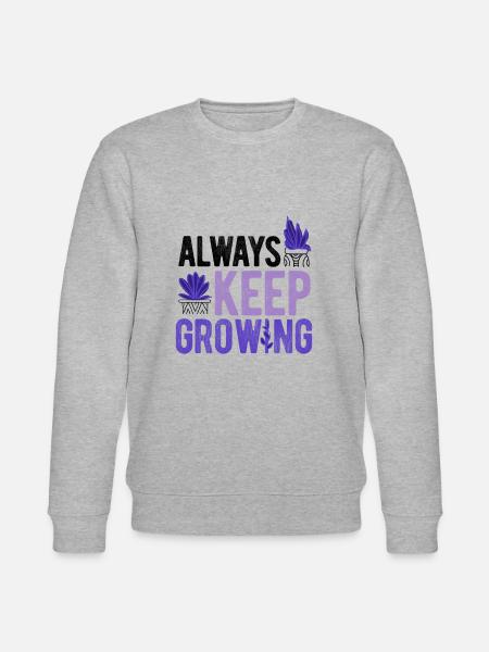 Landschaftsgärtner Hobbygärtner Gärtner - Stanley/Stella Unisex Bio-Sweatshirt CHANGER  - Grau meliert